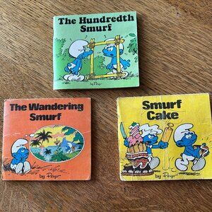 Vintage Smurf Books